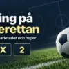 Betting på Superettan: guide till odds, spelmarknader och regler